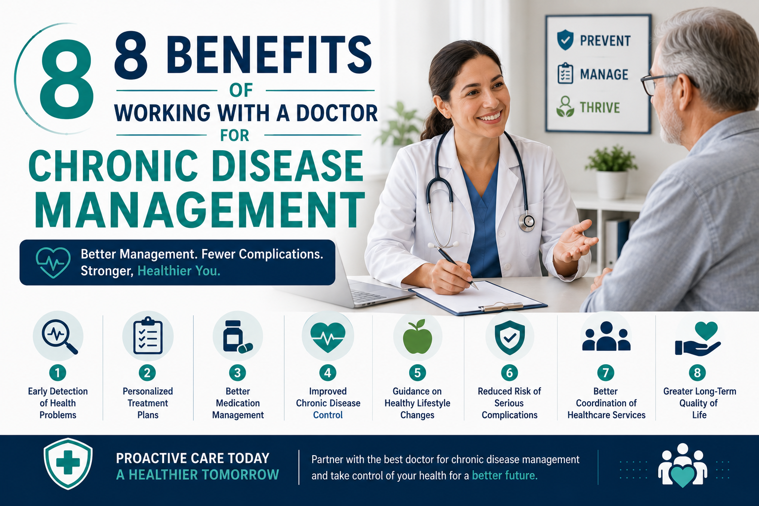 8 Benefits of Working With a Doctor for Chronic Disease Management